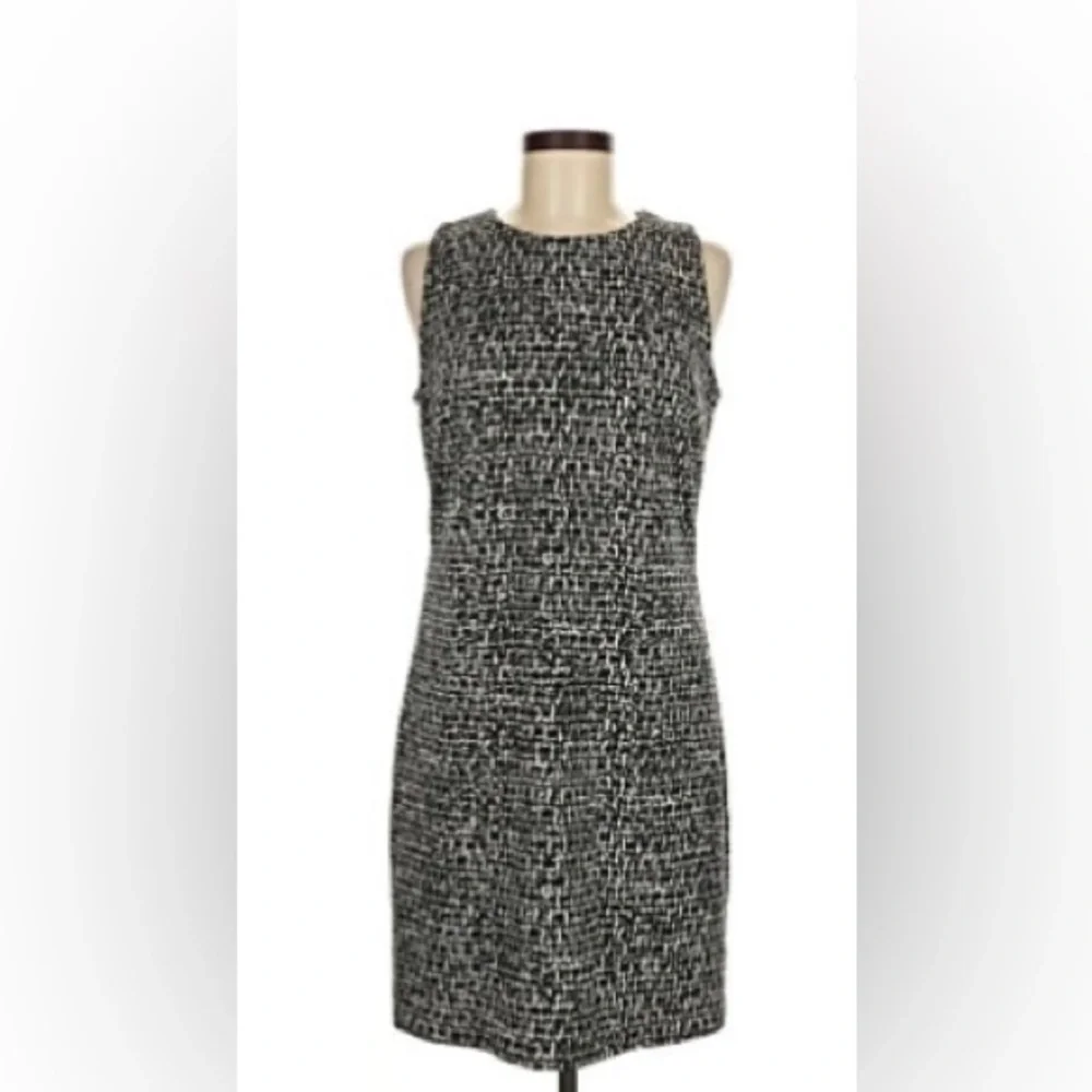 Michael Kors Monochrome Patterned Mini Dress